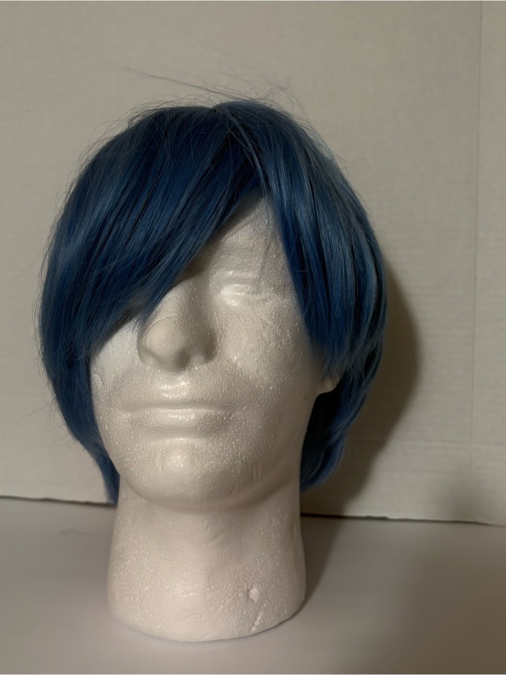 Blue Short Layered Synthetic Arda Wig for Shigaraki or Ciel Phantomhive